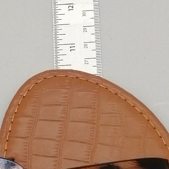 Qupid Womens Flat Slide Sandal Leopard Print Open Toe/Heel Cushioned Sz 9 M - Picture 5 of 9